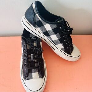 Yellowbox Buffalo Plaid Sneakers. NWOT! Never worn.